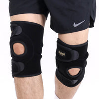 Triple Velcro Strap Knee Brace FREE SIZE - Sports Patella Tendon Knee Brace Strap Support for Working out
